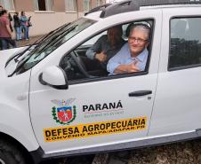 Veículos resultam de uma parceria com o Ministério da Agricultura, que possibilita reforço na defesa agropecuária do Paraná. 