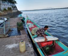 Agricultores familiares levam alimentos às ilhas do Paraná