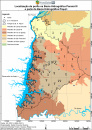 Figura 1 – Localização dos perfis de solos na Bacia Hidrográfica Paraná III e parte da Bacia Hidrográfica Piquiri