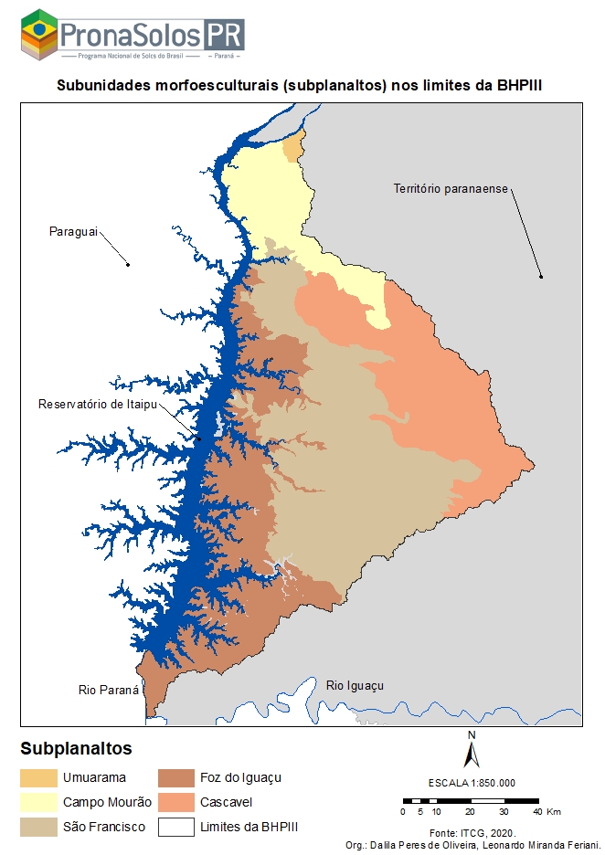 Subplanaltos da Bacia Hidrográfica Paraná III.