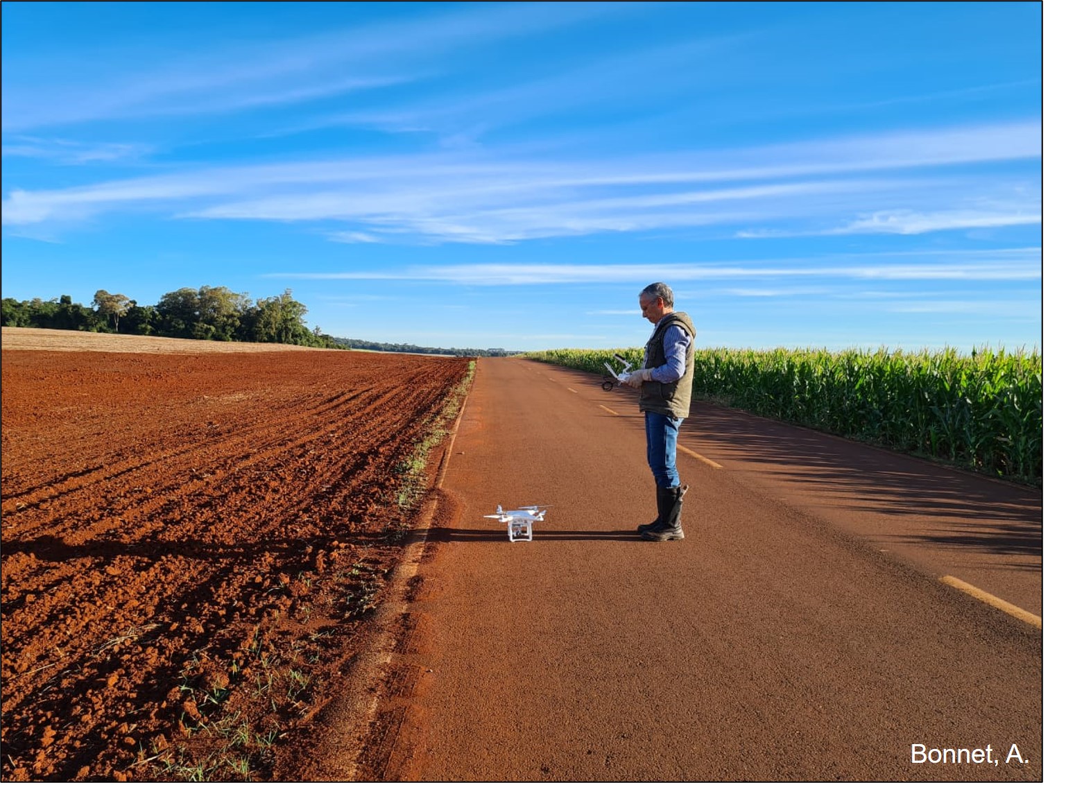 Uso de drone para obetnção de imagens
