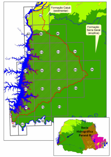 Figura 3 - Formação Caiuá na Bacia Hidrográfica Paraná III.