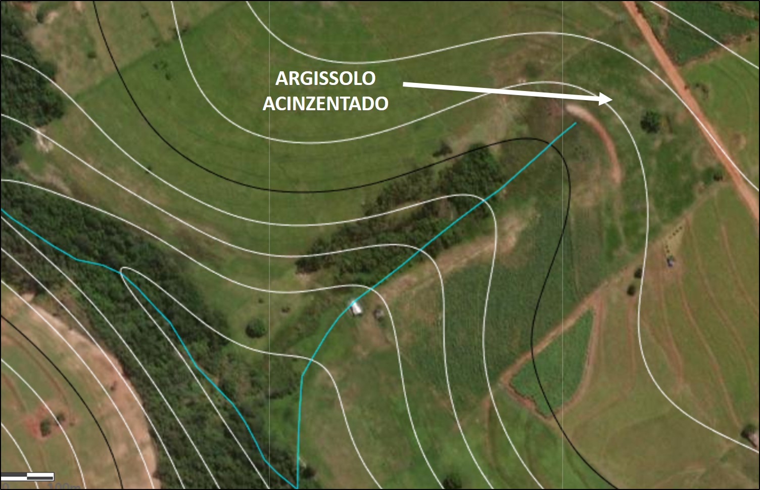 Figura 7- Encosta côncavo-convergente - cabeceira de drenagem.