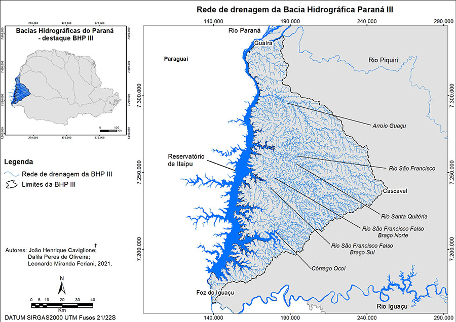 Mapeamento detalha de forma inédita a Bacia Hidrográfica Paraná III