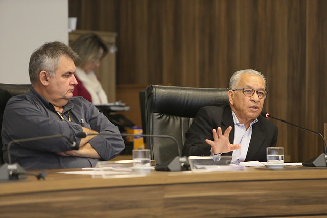 Diretor técnico da SEAB, Rubens Niederheitmann, e presidente da Adapar, Otamir Cesar Martins