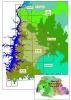 Figura 2 – Subplanaltos Campo Mourão e Umuarama na BHPIII Figura 3 – Geologia da BHPIII