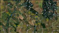 Figura 2 - Demarcação de pontos de amostragem de solos e vegetação no município de Loanda.