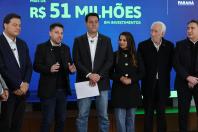 Ratinho Junior confirma R$ 741 milhões para infraestrutura urbana e rural de 12 municípios