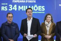 Ratinho Junior anuncia R$ 221 milhões em obras e investimentos para 9 cidades