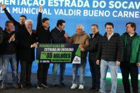 Governador autoriza início das obras de pavimentação da Estrada do Socavão, em Castro