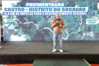 Governador autoriza início das obras de pavimentação da Estrada do Socavão, em Castro
