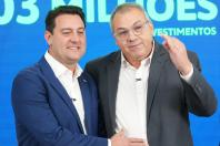Ratinho Junior confirma quase R$ 890 milhões para obras e investimentos em 12 municípios