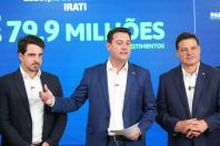 Ratinho Junior confirma quase R$ 890 milhões para obras e investimentos em 12 municípios