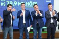 Ratinho Junior confirma quase R$ 890 milhões para obras e investimentos em 12 municípios