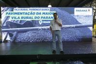 Em Cidade Gaúcha, Estado investe R$ 22,1 milhões para pavimentar maior vila rural do Paraná