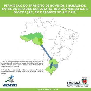 Adapar orienta sobre mudanças no trânsito de animais