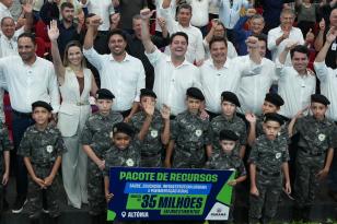  Governador libera R$ 35 milhões para obras urbanas, estradas rurais e maquinários em Altônia 