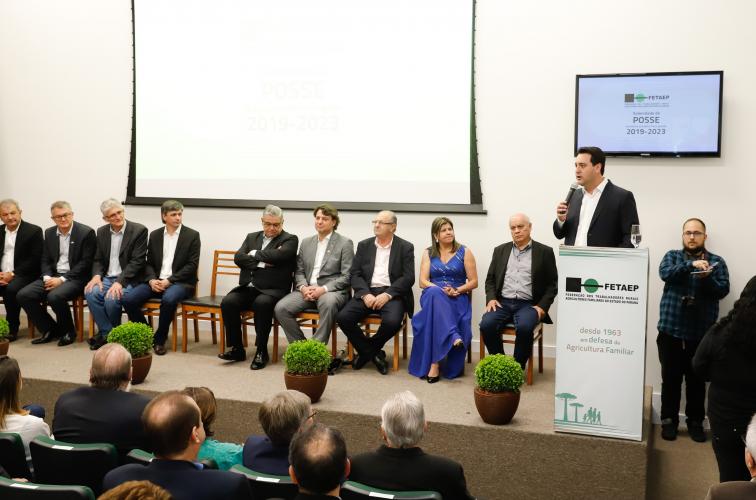 Posse presidente Fetaep, Marcos Brambilla