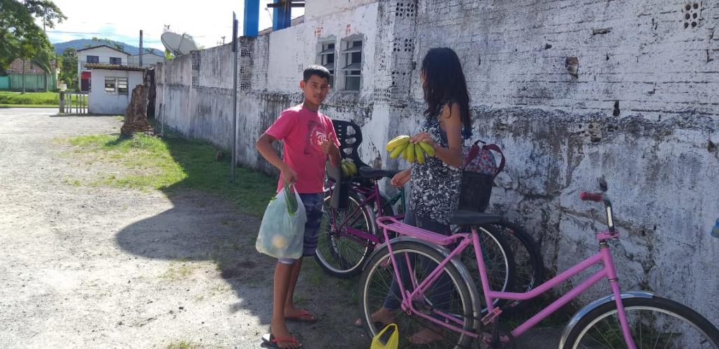 Entrega de alimentos Paranaguá