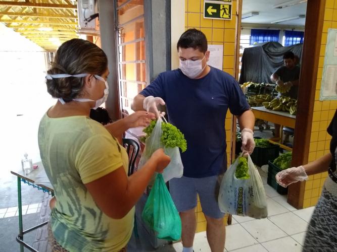 Entrega de alimentos Paranaguá