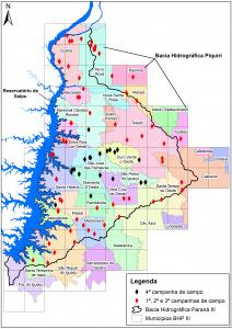 Perfis de solos coletados na quarta campanha de campo, BHP III