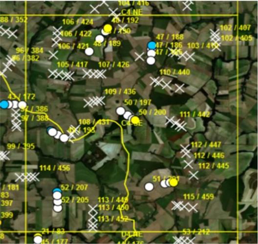 Figura 1 - Exemplos de pedossequências na bacia hidrográfica para coleta de solos.