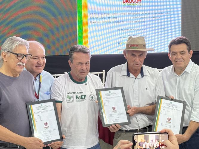 Paraná celebra conquista inédita de Indicação Geográfica do urucum em encontro regional em Paranacity