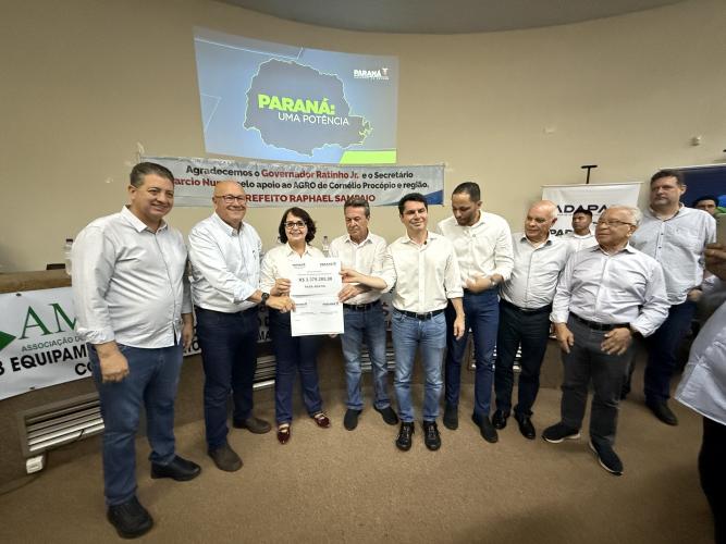 Secretário Marcio Nunes destaca marca histórica de investimentos na agricultura em encontro na Amunop