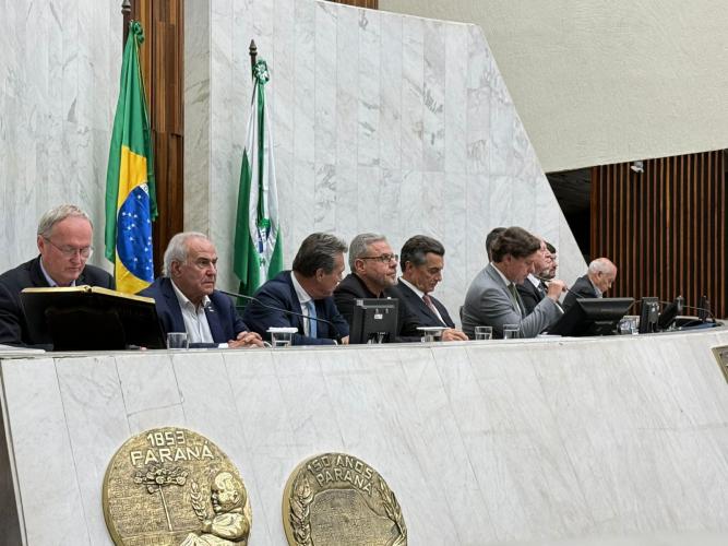 Em sessão solene, Marcio Nunes destaca papel da Faep na modernização do campo paranaense