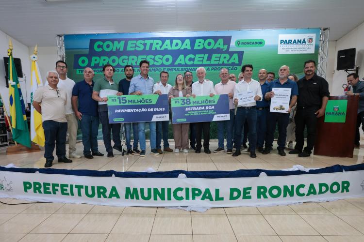 Estado libera R$ 49,9 milhões para pavimentar estradas rurais e ruas urbanas de Roncador