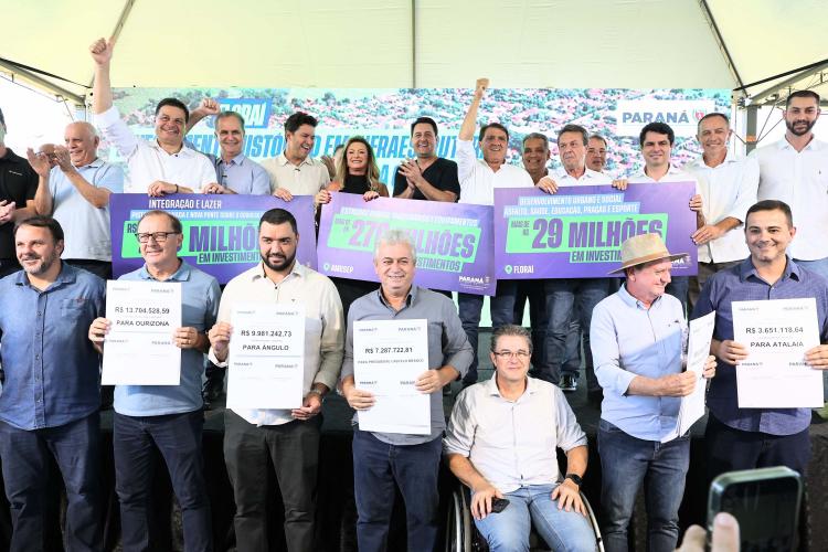 Estado investe R$ 67,6 milhões para melhoria da infraestrutura urbana e rural de Floraí