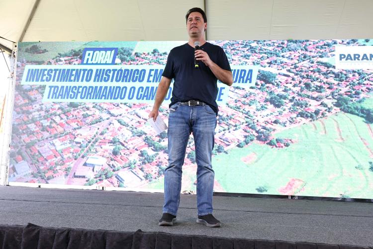 Estado investe R$ 67,6 milhões para melhoria da infraestrutura urbana e rural de Floraí