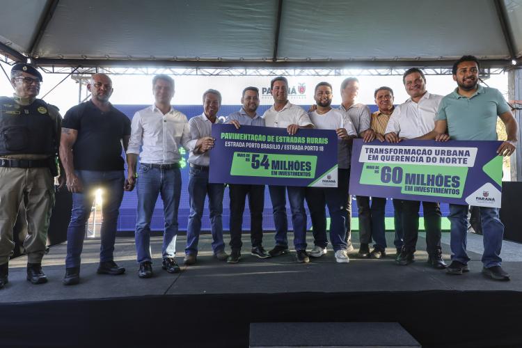 Governador anuncia quase R$ 120 milhões em investimentos para Querência do Norte