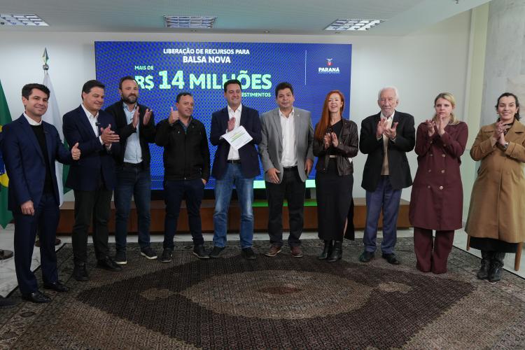 Ratinho Junior confirma R$ 363 milhões para 10 cidades em sete regiões do Estado