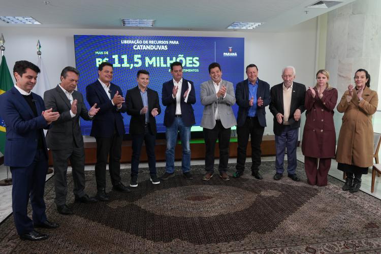 Ratinho Junior confirma R$ 363 milhões para 10 cidades em sete regiões do Estado