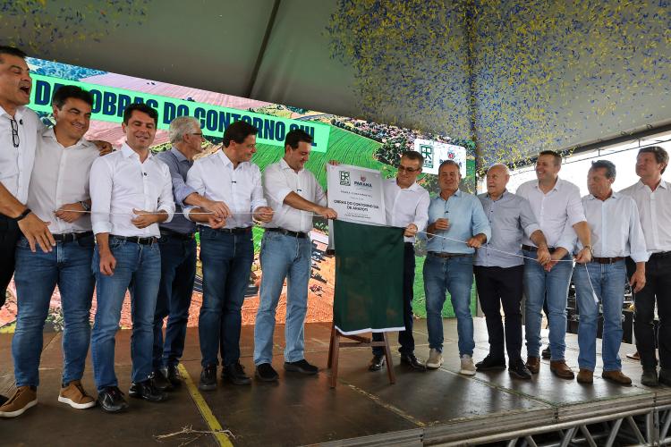 Ratinho Junior lança obras do Contorno Sul de Arapoti em parceria com a Klabin