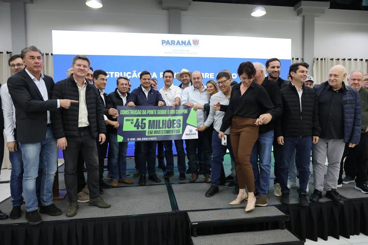 Verê e São Jorge d'Oeste vão receber do Estado mais de R$ 55,9 milhões em obras