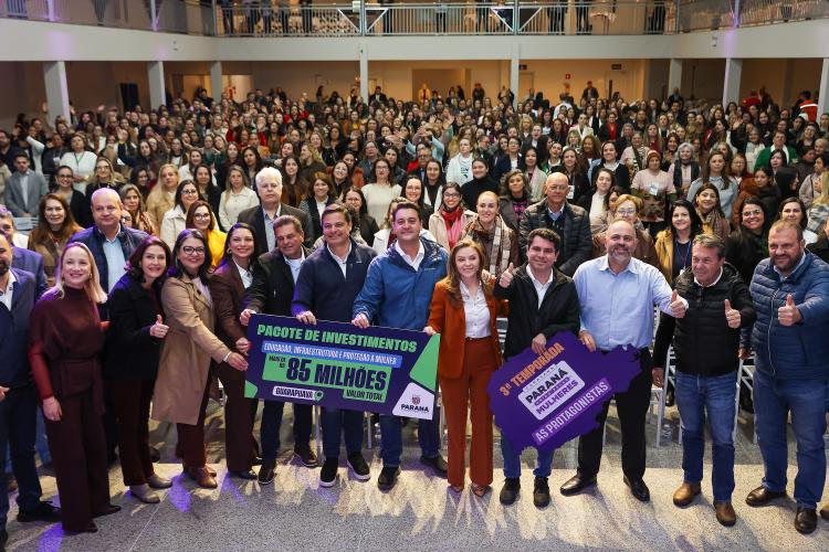 Infraestrutura e educação: Ratinho Junior anuncia mais R$ 85 milhões para Guarapuava
