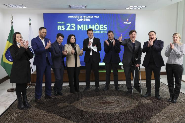Ratinho Junior anuncia R$ 221 milhões em obras e investimentos para 9 cidades