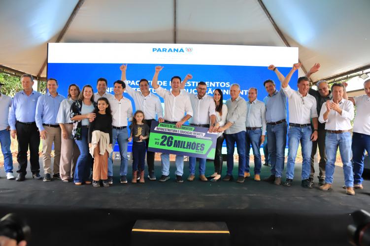 Ratinho Junior lança pacote de R$ 19,8 milhões em pavimentação rural para São José das Palmeiras