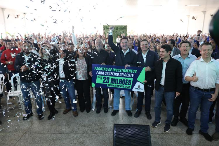 Governador anuncia investimentos de R$ 23,3 milhões para Cruzeiro do Oeste