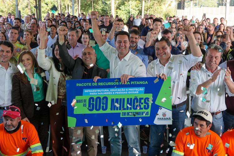 De estrada rural a educação: Ratinho Junior libera pacote de R$ 75,2 milhões para Pitanga
