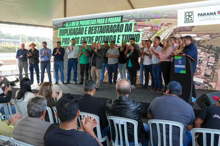 De estrada rural a educação: Ratinho Junior libera pacote de R$ 75,2 milhões para Pitanga