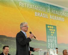 O governador Carlos Massa Ratinho Junior e a presidente do IBGE (Instituto Brasileiro de Geografia e Estatística), Susana Cordeiro Guerra, divulgam nesta sexta-feira (25), no Palácio Iguaçu, os números do Censo Agropecuário 2017.