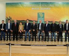 O governador Carlos Massa Ratinho Junior e a presidente do IBGE (Instituto Brasileiro de Geografia e Estatística), Susana Cordeiro Guerra, divulgam nesta sexta-feira (25), no Palácio Iguaçu, os números do Censo Agropecuário 2017.