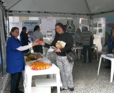 A professora Sirlei Martins que criou horta no Cmei Iracema