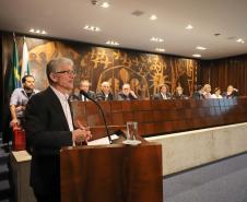 Projeto de lei que promove junção de quatro entidades e cria o Instituto de Desenvolvimento Rural do Paraná foi discutido em audiência pública na Assembleia Legislativa.