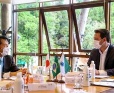 Em encontro com embaixador, governador manifesta intenção de exportar carne suína para o Japão