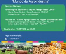 Adapar marca presença na Expobel 2024 com programação sobre sanidade animal e vegetal