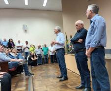Encontro com servidores marca despedida de Ortigara e apresentação de Natalino de Souza como novo secretário